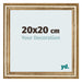 Photo Frame 20x20cm Gold Antique MDF Lazio Front Size | Yourdecoration.com