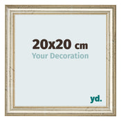 Photo Frame 20x20cm Metallic Gloss MDF Lazio Front Size | Yourdecoration.com