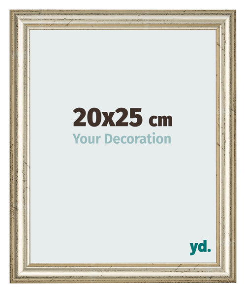 Photo Frame 20x25cm Metallic Gloss MDF Lazio Front Size | Yourdecoration.com