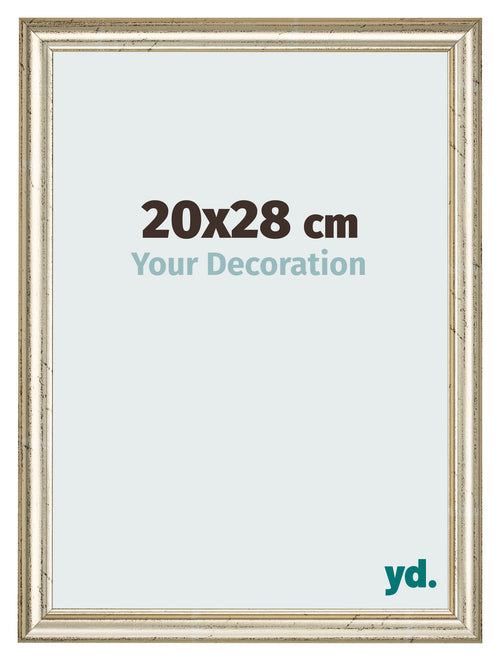 Photo Frame 20x28cm Metallic Gloss MDF Lazio Front Size | Yourdecoration.com