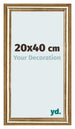 Photo Frame 20x40cm Gold Antique MDF Lazio Front Size | Yourdecoration.com
