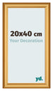 Photo Frame 20x40cm Gold Matte MDF Lazio Front Size | Yourdecoration.com