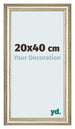 Photo Frame 20x40cm Metallic Gloss MDF Lazio Front Size | Yourdecoration.com
