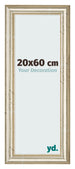 Photo Frame 20x60cm Metallic Gloss MDF Lazio Front Size | Yourdecoration.com