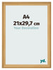 Photo Frame 21x29 7cm A4 Pine Woodgrain MDF Lazio Front Size | Yourdecoration.com