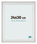 Photo Frame 24x30cm White Swept MDF Lazio Front Size | Yourdecoration.com