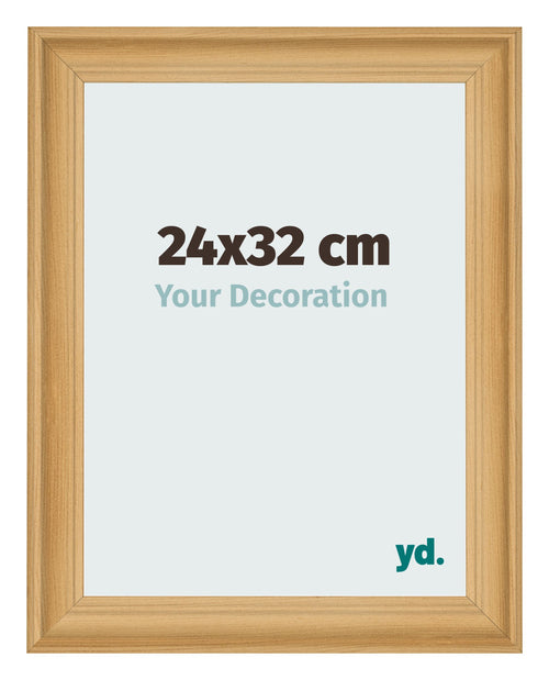 Photo Frame 24x32cm Pine Woodgrain MDF Lazio Front Size | Yourdecoration.com