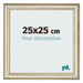 Photo Frame 25x25cm Metallic Gloss MDF Lazio Front Size | Yourdecoration.com