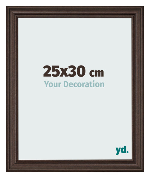 Photo Frame 25x30cm Oak Dark MDF Lazio Front Size | Yourdecoration.com