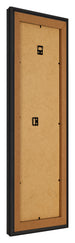 Photo Frame 25x75cm Black Woodgrain MDF Lazio Back Oblique | Yourdecoration.com