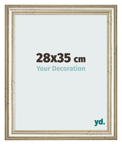 Photo Frame 28x35cm Metallic Gloss MDF Lazio Front Size | Yourdecoration.com