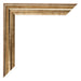 Photo Frame 30x30cm Gold Antique MDF Lazio Detail Corner | Yourdecoration.com
