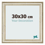 Photo Frame 30x30cm Metallic Gloss MDF Lazio Front Size | Yourdecoration.com