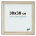 Photo Frame 30x30cm Metallic Gloss MDF Lazio Front Size | Yourdecoration.com