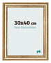 Photo Frame 30x40cm Gold Antique MDF Lazio Front Size | Yourdecoration.com