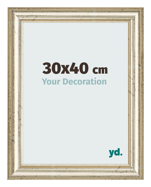 Photo Frame 30x40cm Metallic Gloss MDF Lazio Front Size | Yourdecoration.com
