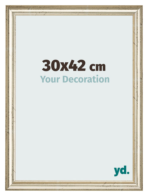 Photo Frame 30x42cm Metallic Gloss MDF Lazio Front Size | Yourdecoration.com