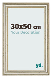 Photo Frame 30x50cm Metallic Gloss MDF Lazio Front Size | Yourdecoration.com