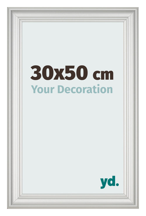 Photo Frame 30x50cm White Swept MDF Lazio Front Size | Yourdecoration.com
