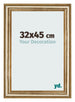 Photo Frame 32x45cm Gold Antique MDF Lazio Front Size | Yourdecoration.com