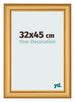 Photo Frame 32x45cm Gold Matte MDF Lazio Front Size | Yourdecoration.com