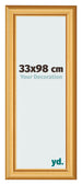Photo Frame 33x98cm Gold Matte MDF Lazio Front Size | Yourdecoration.com