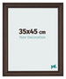 Photo Frame 35x45cm Oak Dark MDF Lazio Front Size | Yourdecoration.com