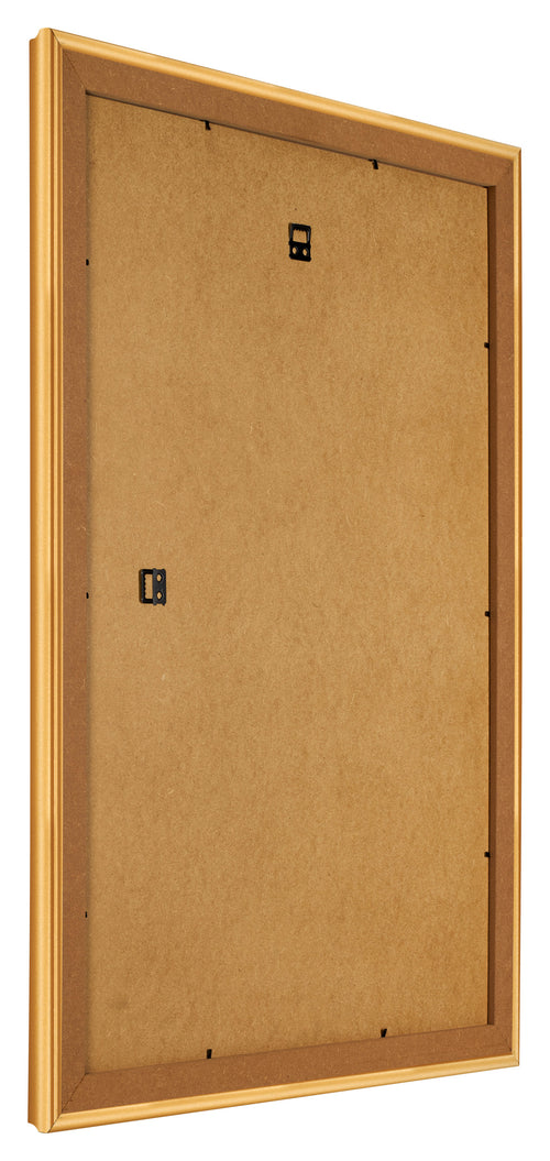 Photo Frame 35x50cm Gold Matte MDF Lazio Back Oblique | Yourdecoration.com
