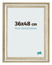 Photo Frame 36x48cm Metallic Gloss MDF Lazio Front Size | Yourdecoration.com