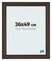 Photo Frame 36x49cm Oak Dark MDF Lazio Front Size | Yourdecoration.com