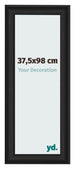 Photo Frame 37 5x98cm Black Woodgrain MDF Lazio Front Size | Yourdecoration.com