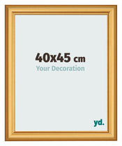 Photo Frame 40x45cm Gold Matte MDF Lazio Front Size | Yourdecoration.com
