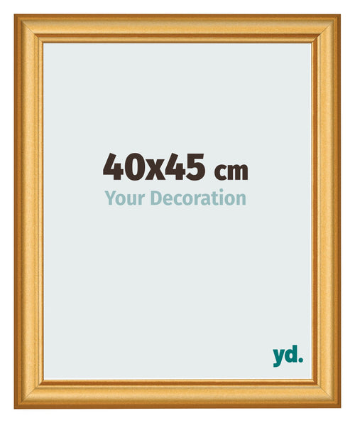 Photo Frame 40x45cm Gold Matte MDF Lazio Front Size | Yourdecoration.com