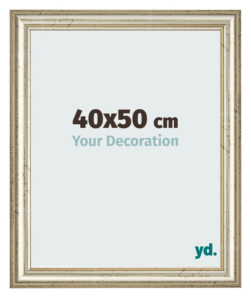 Photo Frame 40x50cm Metallic Gloss MDF Lazio Front Size | Yourdecoration.com