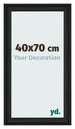 Photo Frame 40x70cm Black Woodgrain MDF Lazio Front Size | Yourdecoration.com