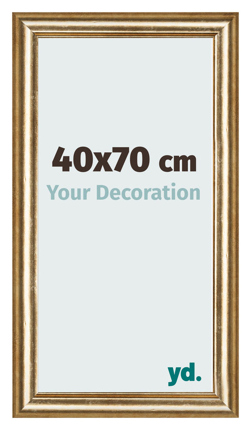 Photo Frame 40x70cm Gold Antique MDF Lazio Front Size | Yourdecoration.com