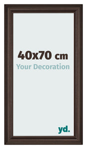Photo Frame 40x70cm Oak Dark MDF Lazio Front Size | Yourdecoration.com