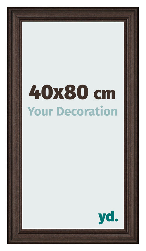 Photo Frame 40x80cm Oak Dark MDF Lazio Front Size | Yourdecoration.com