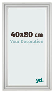 Photo Frame 40x80cm Silver Matte MDF Lazio Front Size | Yourdecoration.com