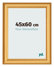 Photo Frame 45x60cm Gold Matte MDF Lazio Front Size | Yourdecoration.com