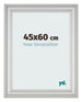 Photo Frame 45x60cm Silver Matte MDF Lazio Front Size | Yourdecoration.com