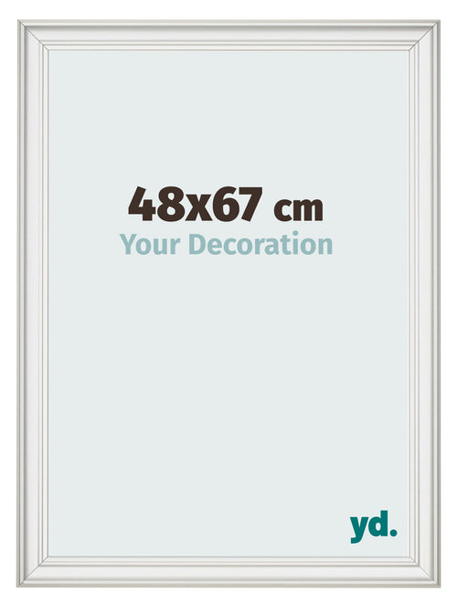 Photo Frame 48x67cm White Swept MDF Lazio Front Size | Yourdecoration.com