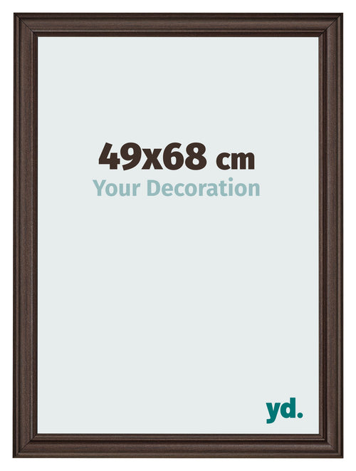 Photo Frame 49x68cm Oak Dark MDF Lazio Front Size | Yourdecoration.com