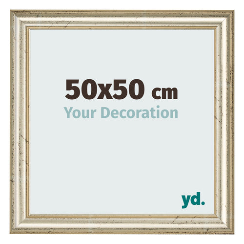 Photo Frame 50x50cm Metallic Gloss MDF Lazio Front Size | Yourdecoration.com