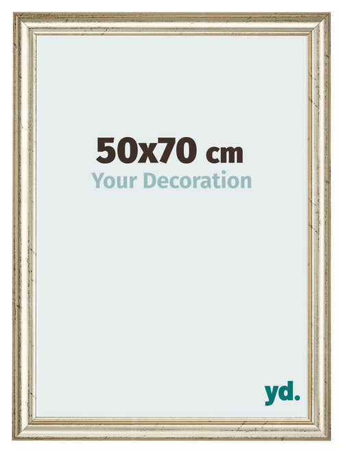 Photo Frame 50x70cm Metallic Gloss MDF Lazio Front Size | Yourdecoration.com