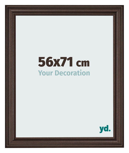 Photo Frame 56x71cm Oak Dark MDF Lazio Front Size | Yourdecoration.com