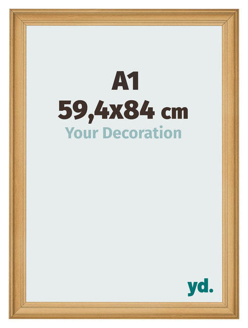 Photo Frame 59 4x84cm A1 Pine Woodgrain MDF Lazio Front Size | Yourdecoration.com