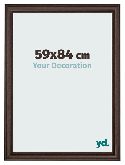 Photo Frame 59x84cm Oak Dark MDF Lazio Front Size | Yourdecoration.com
