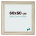 Photo Frame 60x60cm Metallic Gloss MDF Lazio Front Size | Yourdecoration.com