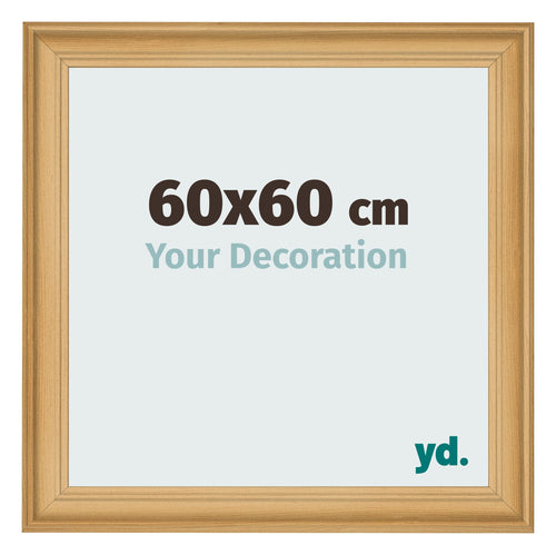 Photo Frame 60x60cm Pine Woodgrain MDF Lazio Front Size | Yourdecoration.com